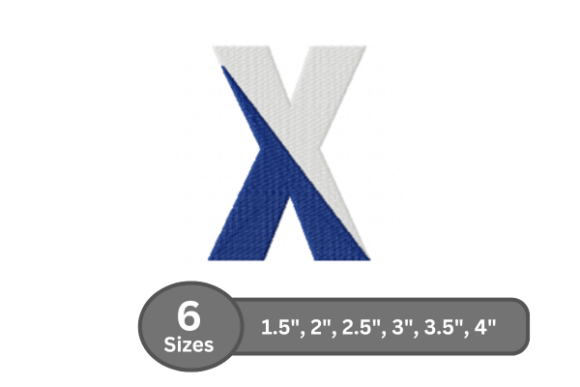 Charming Twin Fill Alphabet - X for Sweatshirts