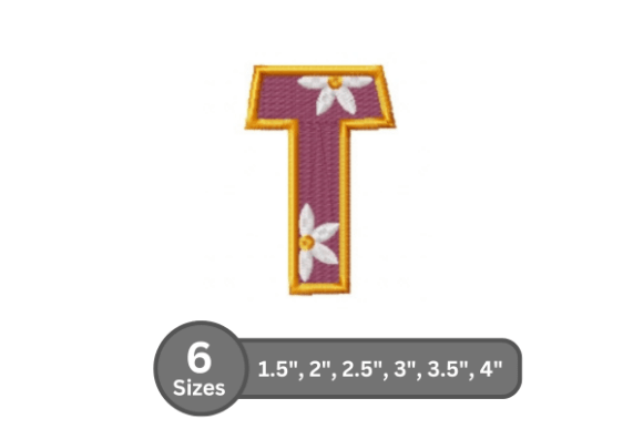 Daisy Joy Alphabet -T: Stylish and Versatile