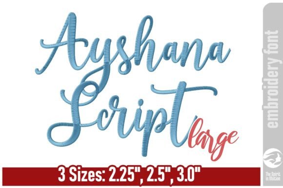 Elegant Ayshana Script Font - Large for Handmade Goods