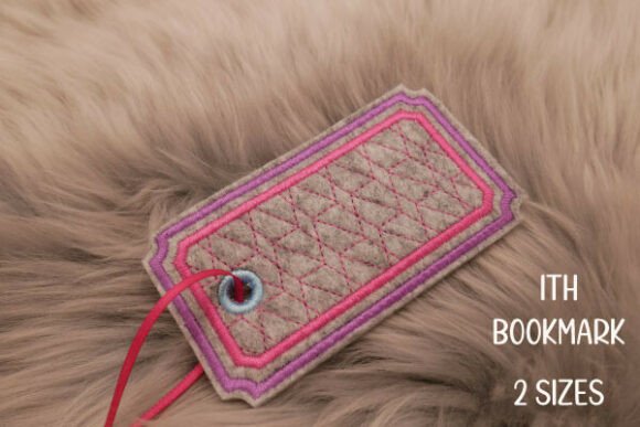 Line Art Bookmark ITH: A Chic Embroidery Design