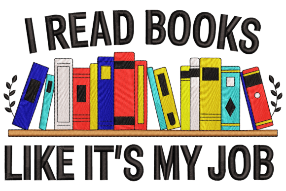 Read Books: A Charming Embroidery for All Seasons