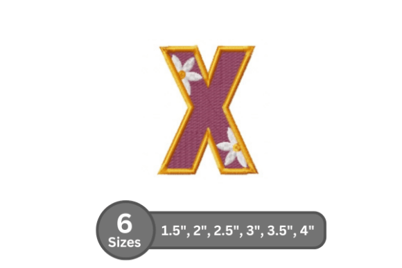 Review: Daisy Joy Alphabet-X for Seasonal Embroidery
