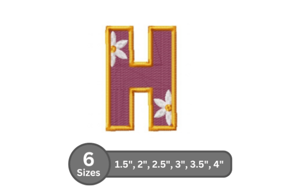 Review of Daisy Joy Alphabet - H for Embroidery