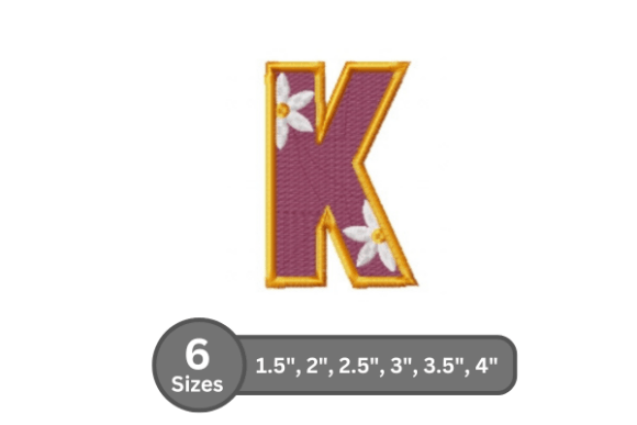 Review of Daisy Joy Alphabet - K for Embroidery