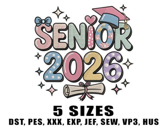 Senior 2026 Embroidery Design: A Craft Fair Winner