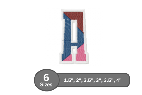 Street Varsity Alphabet - a: A Bold and Versatile Design