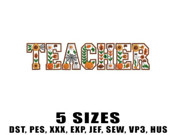Teacher Appreciation Embroidery Design Review