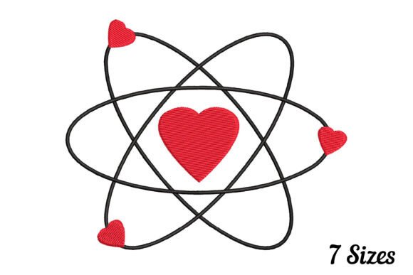 The Atom Icon Heart: A Modern Emblem for Personalized Gifts