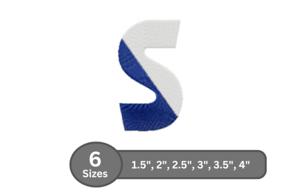 Twin Fill Alphabet -S: A Charming Addition to Your Embroidery